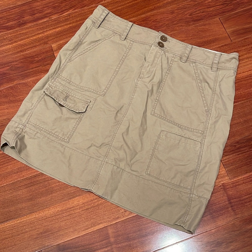 PAPER BOY tan cargo skirt, size 8